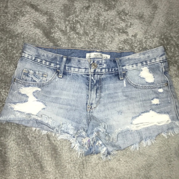 Hollister Pants - A&F jean shorts